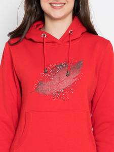 Top corto personalizado de la mejor calidad para mujer Sudadera con capucha Puff estampado ropa de calle; Ropa deportiva ligera transpirable gruesa y cálida - Product Image 4
