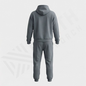 Conjunto Deportivo de Felpa Personalizado de Alta Calidad para Hombre, Talla Grande, Transpirable, Ligero, para Gimnasio, Ropa Deportiva Lisa o a Rayas - Product Image 2