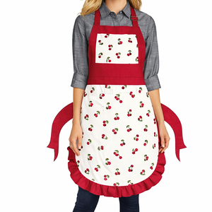 Tablier de cuisine en toile de coton avec impression de qualité supérieure, idéal pour la promotion, fabriqué en Inde au prix d'usine - Product Image 1