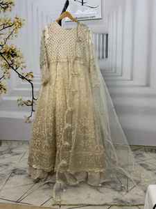 Fantaisie non cousu dames costumes pour indien et pakistanais mode robe tissu Salwar Kameez fête porter des vêtements pour femmes - Product Image 3