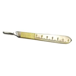 Manche de scalpel chirurgical médical professionnel en acier inoxydable, instrument de chirurgie orthopédique vétérinaire - Product Image 4