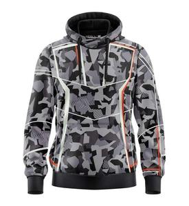 เสื้อสเวตเตอร์โอเวอร์ไซส์ชายกันลมผ่าไหล่ทรงโอเวอร์ไซส์ผ้าหนาทนทานออกแบบได้ตามต้องการสำหรับฤดูหนาว - Product Image 1