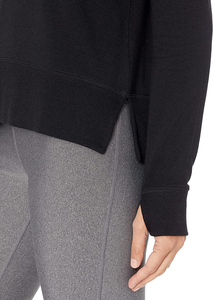 Top demandé à la mode 2025 léger à manches longues femmes polaire pull à capuche bas quantité minimale de commande récolte sweats à capuche imprimé motif vente en vrac - Product Image 3