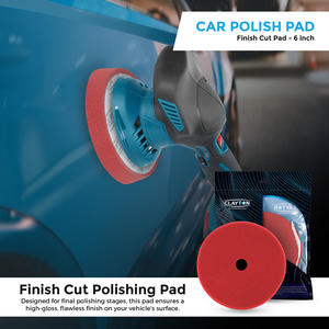 Tampon de polissage professionnel pour voiture Clayton Car Care High Density Foam 6 pouces (CL-FP) pour une brillance parfaite - Product Image 6