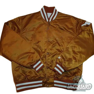 Authentic Vintage Satin Bomber Jacket for Men Lightweight <b>Canvas</b> Feathers Breathable Casual Wear for Winter Special Plus Size - Product Image 1