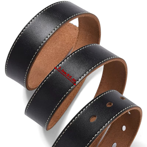 Cinturón Casual Impermeable de Cuero Vacuno para Hombre, Talla Grande, con Hebilla Cuadrada de Aleación y Moldeado de una Pieza - Product Image 4