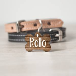 Anti-lost Pet Accessories Wooden <b>Dog</b> & Cat <b>Name</b> <b>Tag</b> Custom Wood Address Necklace ID <b>Tag</b> for Pets - Product Image 6