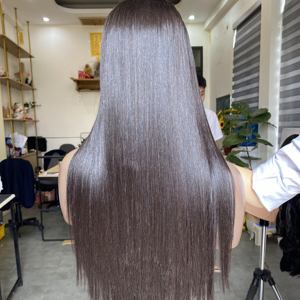 Venta al por mayor 100% cutícula completa doble dibujado Vietnam Remy extensiones de cabello humano hueso recto tejido de una sola trama - Product Image 1