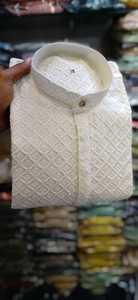 Kurta de mariage de créateur pour hommes ensemble de vêtements de fête ethniques brodés tenue d'événement culturel festif et de mariage en Inde - Product Image 4