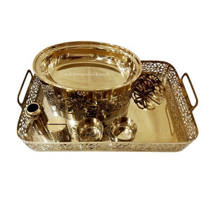 Wedding Accents Metal Decorative <b>Tray</b> Rectangle Modern Style Tabletop <b>Food</b> <b>Warmer</b> <b>Tray</b> Hotels <b>Food</b> Serving Handmade <b>Tray</b> - Product Image 5