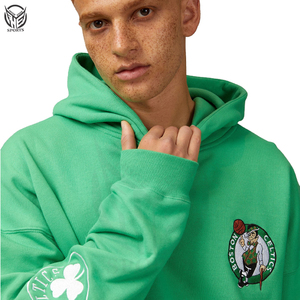 Sweat à capuche pull-over streetwear d'hiver uni pour homme, 100% coton molletonné, avec logo brodé personnalisé, prix de gros abordable, haute qualité, collection 2025 - Product Image 6