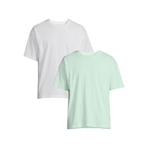 Wholesales Casual Classics Men's Combed Cotton Tall <b>Oversized</b> Boxy <b>T</b>-<b>Shirt</b> Blank <b>Plain</b> Unique <b>T</b> <b>Shirt</b> for Men - Product Image 4