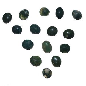 Obtenez des cabochons d'agate mousse de la meilleure qualité en ligne - Product Image 1
