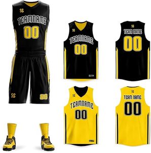 Uniformes de basket-ball en gros de haute qualité OEM respirant à séchage rapide 100% polyester sans manches noms d'équipe personnalisés basket-ball - Product Image 1