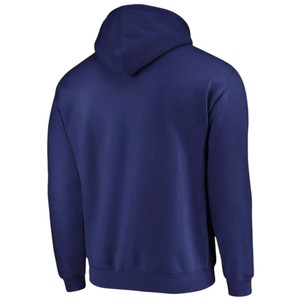 Sweat à capuche athlétique confortable avec broderie de logo de marque unique teint en plaine pour les entraînements d'hiver en vente pendant le dédouanement - Product Image 4