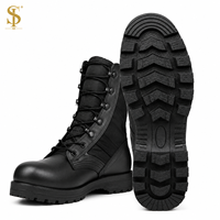 Botas Tácticas de Defensa SUPER FORCE BT-SW-04 con Cremallera Lateral y Cordones, de Cuero, para Entrenamiento, Color Verde Caqui Coyotes, Modelo Operator All