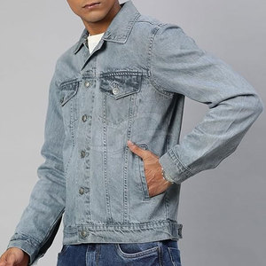 Chaqueta de Mezclilla Casual para Hombre, 100% Algodón, Transpirable, Diseño Personalizable, Precio al por Mayor para Invierno, Servicio OEM, Superventas - Product Image 2
