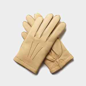 High Quality Black Winter Leather Full <b>Finger</b> Driving <b>Gloves</b> From Pakistan Genuine Sheepskin Soft Lining - Product Image 5
