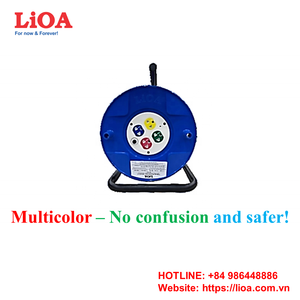 Lioa Thế Hệ Mới 4 Cửa Hàng + 4 Cổng USB Mở Rộng Ổ Cắm 15A QT20-3-15A-Big Loại Đồng Anh USA 20M Cáp Màu Xanh Tự Nối Đất - Product Image 5