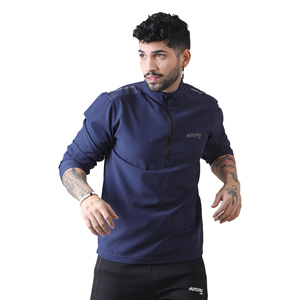 Blue Velocity Sudadera para hombre Sudadera con cremallera Chaquetas acolchadas de secado rápido Chaquetas y sudaderas con capucha personalizadas de calidad superior - Product Image 2