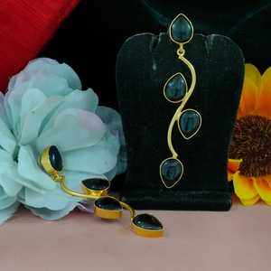 ต่างหูโทนสีเงินหรูหราร่วมสมัยสไตล์คลาสสิกหรูหราสร้างขึ้นโดยผู้นำเทรนด์ - Product Image 3