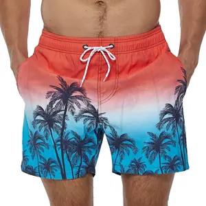 Shorts de praia com desenho de abacaxi simples para homens, calção de banho com estampa 3D para surf, roupa de banho de verão para Havaí, calção de banho legal para gelo