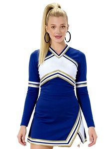 Ropa de Baile Transpirable de Alta Calidad con Impresión por Sublimación, Corte Ajustado, para Entrenamiento Profesional y Uniformes de Animadoras - Product Image 5