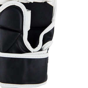 Vente en gros de gants MMA de haute qualité fermeture antidérapante à enfiler logo personnalisé et impression en cuir synthétique véritable de qualité supérieure - Product Image 5