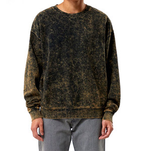 เสื้อกันหนาวมีฮู้ดสำหรับผู้ชายผ้าโพลีเอสเตอร์ผ้าฝ้ายโพลีเอสเตอร์สีเรียบเรียบธรรมดา - Product Image 1