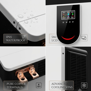 Inversor Solar con Descuento por Volumen, Pantalla de Arco Bicolor, 6kW 8kW, Monofásico, Impermeable IP65, Sistema Inteligente de Energía Conectado a la Red - Product Image 4