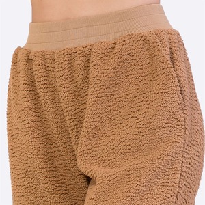Pantalones de chándal de invierno ajustados para mujer con diseño de Jogger frontal plano para ejercicio físico y gimnasio Pantalones y pantalones para mujer - Product Image 4