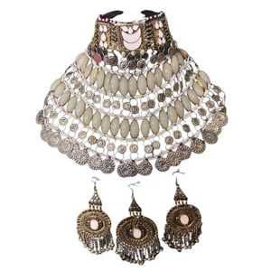 Último Diseño, Joyería Afgana de Acero Inoxidable Vintage de Moda para Fiestas, Conjuntos de Joyería Hechos a Mano para Bodas, Largos, para Mujer - Product Image 1