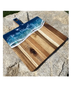 Tabla de Quesos de Madera y Resina, Estilo 2025, Decoración de Mesa y Accesorios de Cocina para Fiestas de Cumpleaños, Productos Nuevos - Product Image 1