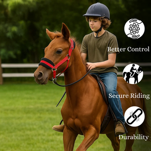 Cabestros de cuero occidentales personalizados al por mayor más vendidos, nailon cómodo acolchado de lana de alta calidad para uso ecuestre - Product Image 3