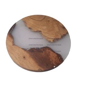 Los mejores posavasos de resina y madera de acacia de diseño personalizado para beber café té para oficina y restaurante doméstico de SCI para oficina - Product Image 1