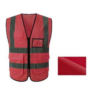 Protection de sécurité Vêtements Travailleurs de la construction Gilet réfléchissant Couleur fluorescente Gilets réfléchissants - Product Image 6