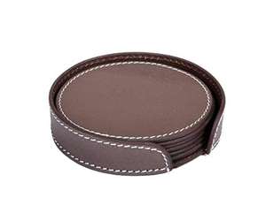 Premium Quality Leather Coaster Specially Design Most Demanding Low Price Use for Table Decor in Wedding Party <b>Bar</b> Restaurant - Product Image 2