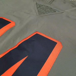 Camisetas de fútbol americano de talla grande y transpirables al por mayor, camisetas deportivas de poliéster de alta calidad impresas con logotipo personalizado - Product Image 4