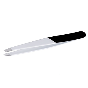 Pinces à épiler de haute qualité en acier inoxydable, outil de maquillage pour l'épilation, pinces à épiler blanches et noires - Product Image 3