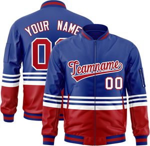 Veste universitaire personnalisée OEM avec fermeture à glissière Style Letterman direct d'usine pour les clubs écoles décoration de broderie formelle - Product Image 1