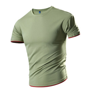 OEM Logo personnalisé T-shirt uni à épaules tombantes Poids lourd de grande taille Logo personnalisé solide à épaules tombantes Durable respirant T-shirt à bas prix - Product Image 6