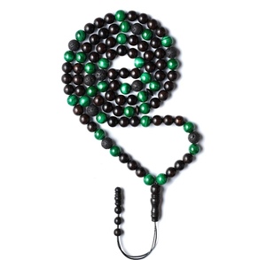 ลูกประคำเรซิ่น 33 เม็ด สำหรับสวดมนต์  ทำจากหิน  สำหรับชาวมุสลิม  พร้อมตัวนับ  เครื่องประดับ  ส่งออกจากอินเดีย - Product Image 3