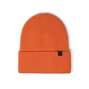 Gorros de Punto Acrílicos de Alta Calidad con Logotipos Personalizados, Gorros de Invierno de Color Sólido para Esquí - Product Image 3