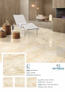 Échantillon gratuit de carreaux de sol en porcelaine émaillée 600x600 brun classique moderne aspect pierre pour décoration de centre commercial intérieur fonction brique réfractaire - Product Image 6