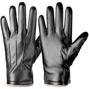 Guantes de invierno de piel de oveja para hombre - Product Image 4