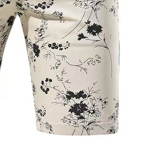 Short en toile pour homme à taille moyenne avec logo personnalisé 100% polyester motif solide impression par transfert par sublimation taille élastique séchage rapide - Product Image 6