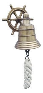 Brass Ship Bell <b>Nautical</b> N Unique Antique Smart Ship Bell for Home <b>Decoration</b> Brass Ship for General Use - Product Image 5