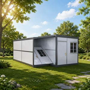 Foldable <strong>Flat</strong> <strong>Pack</strong> Container House Prefab Modular Cabin Steel Structure For Office Shop Site Accommodation - Product Image 3