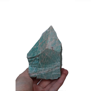 หินอเมซอนธรรมชาติจุดตัดฐานคริสตัลจุดรักษาความงามเป็นชิ้นส่วนต้นแบบของการตกแต่งบ้านหรือสำนักงานที่สมบูรณ์แบบ - Product Image 3