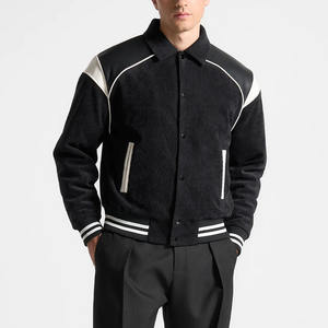 Chaquetas Varsity para Hombre al por Mayor, Chaquetas Varsity Lisas con Logotipo Personalizado, Chaqueta Varsity Lisa para Hombre, Transpirable, Personalizada, OEM de Moda - Product Image 1